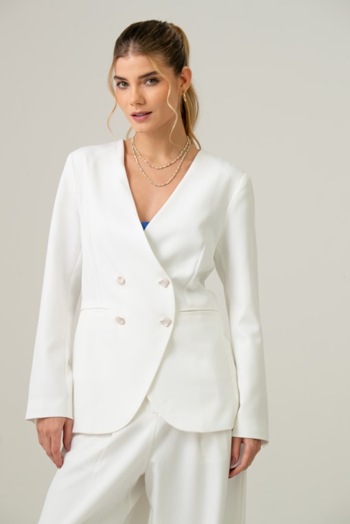Blazer Oversized Orgânico Off-white