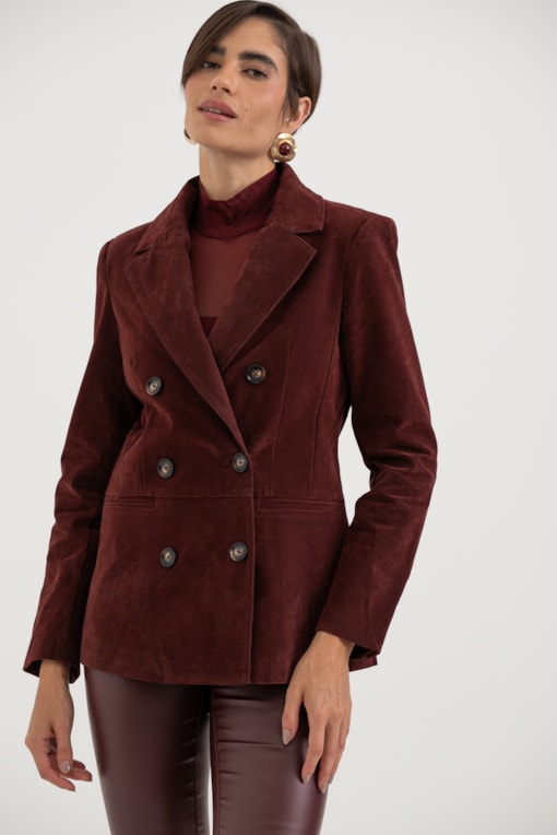 Blazer Suede Vinho