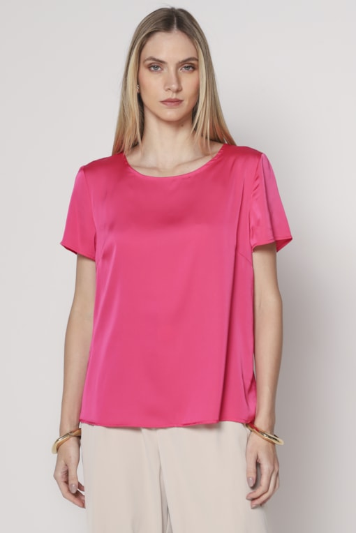 Blusa Basic Sedinha  Pink