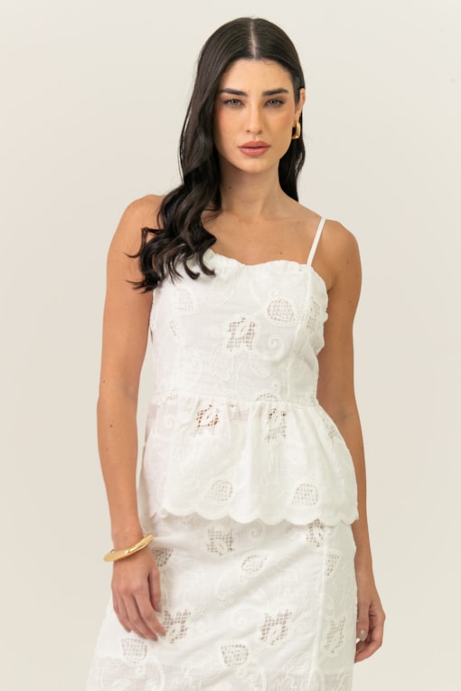 Blusa Gardênia Off-white