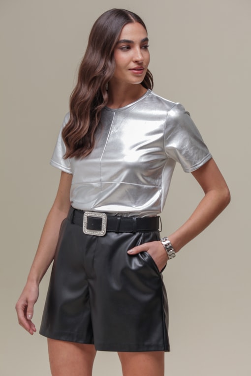 Blusa Malha Cirre Branco
