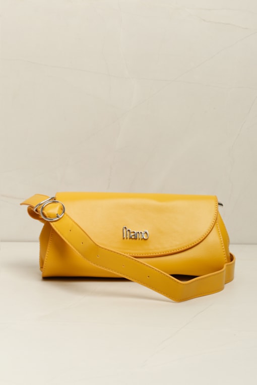 Bolsa Baguete Minimalista  Amarelo