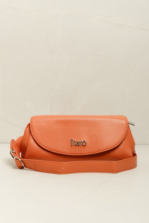 Bolsa Baguete Minimalista  Laranja