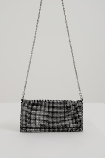 Bolsa Clutch Brilhos Preto