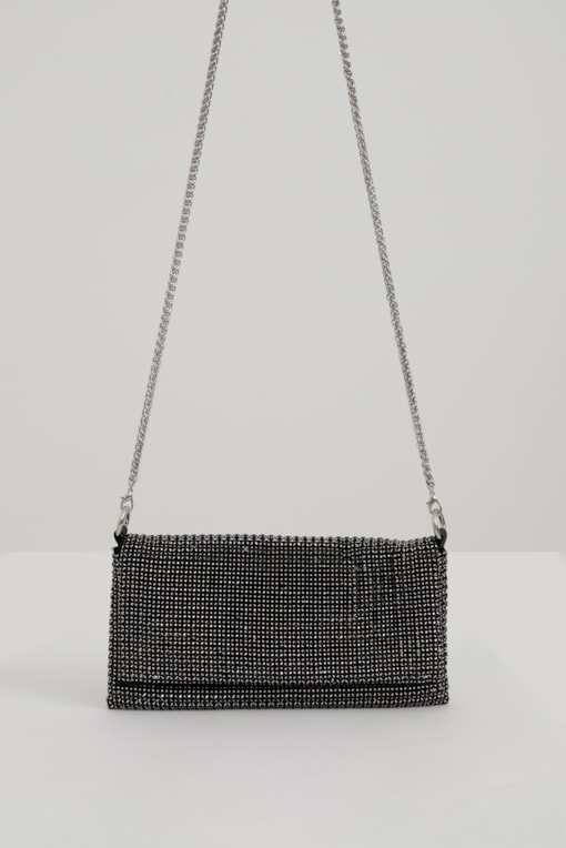 Bolsa Clutch Brilhos Preto