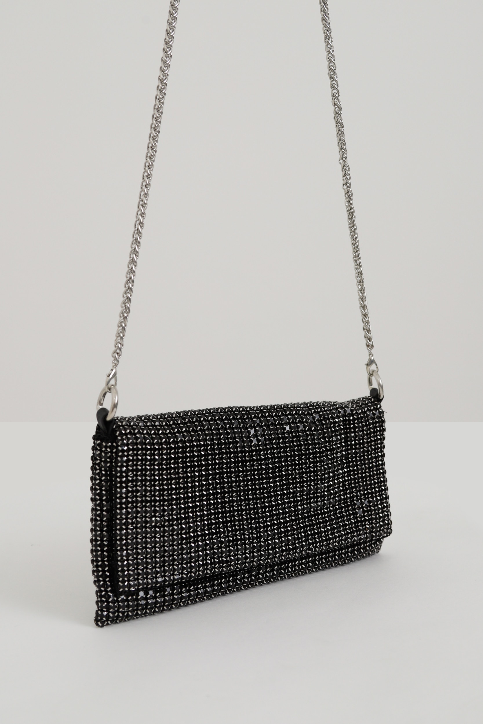 Bolsa Clutch Brilhos Preto