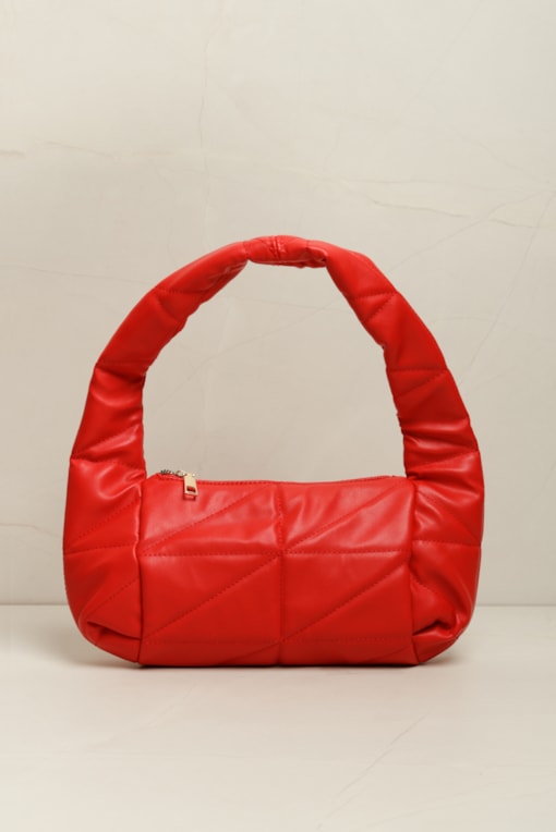 Bolsa Crossbody Puffer   Vermelho