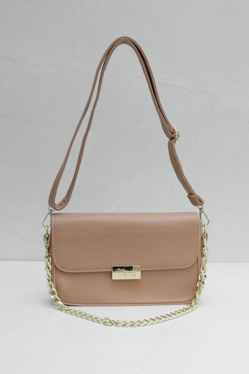Bolsa Média Detalhe Corrente Rosê