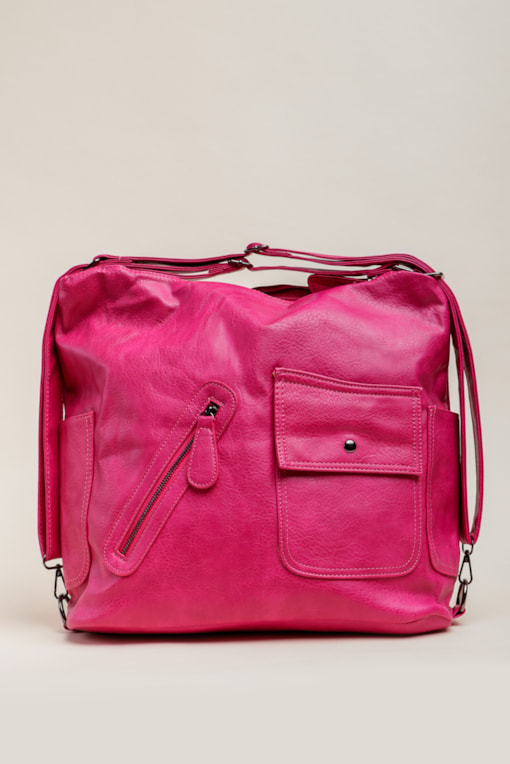 Bolsa Super Tote Bolsos Fúcsia