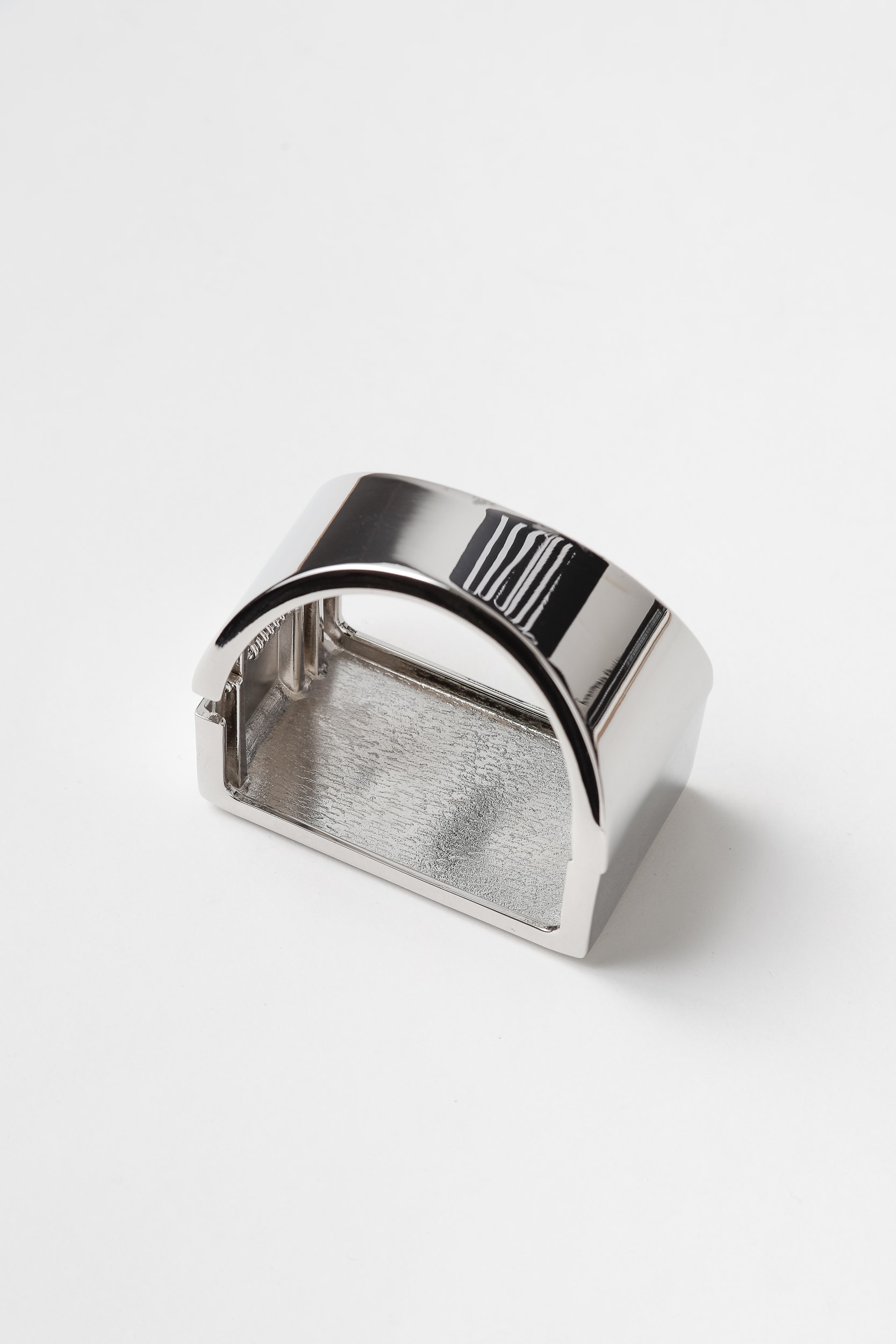 Bracelete Largo Quadrado Prata