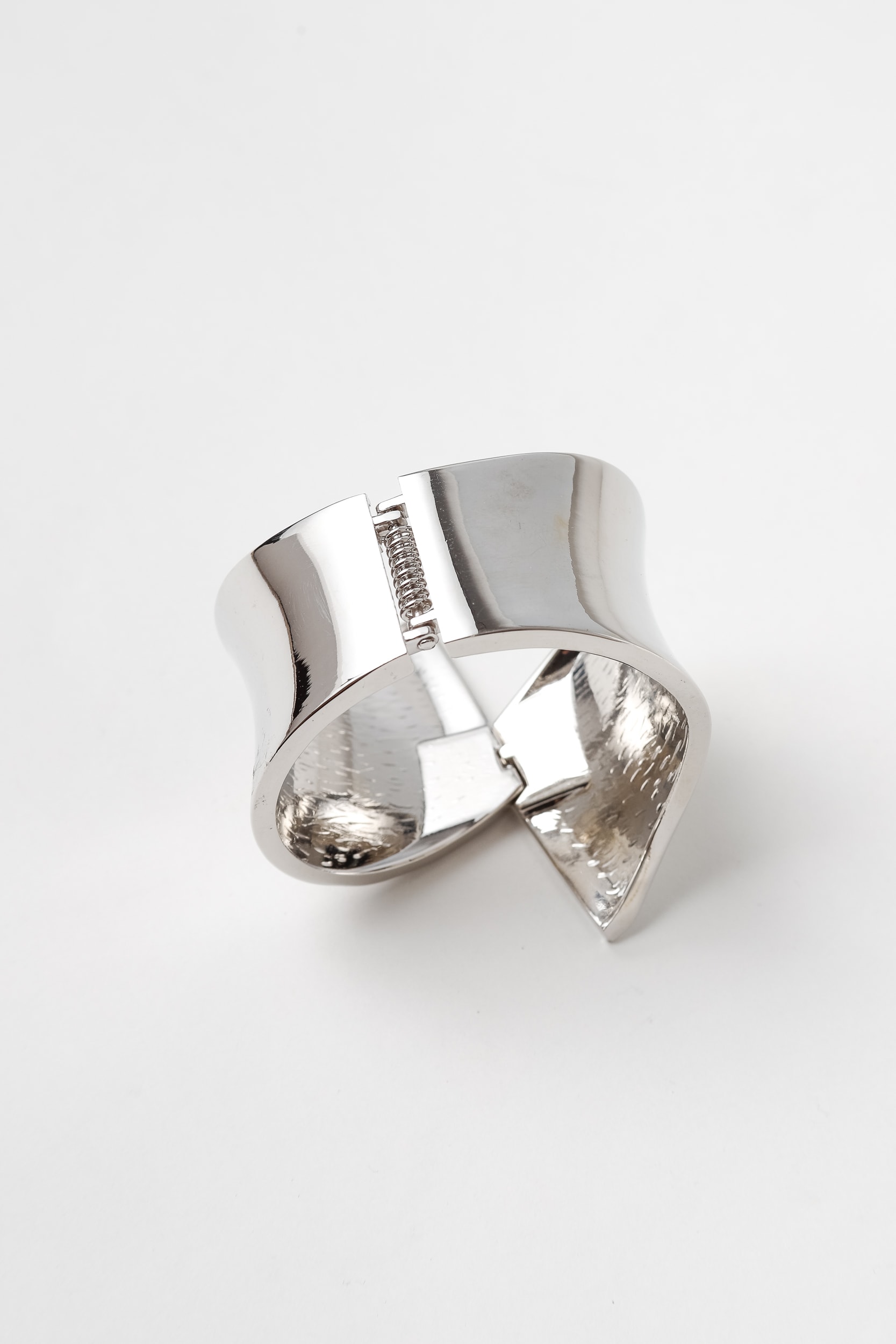 Bracelete Largo Simétrico Prata