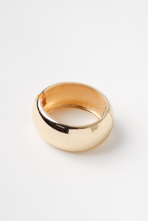 Bracelete Liso Bold Dourado