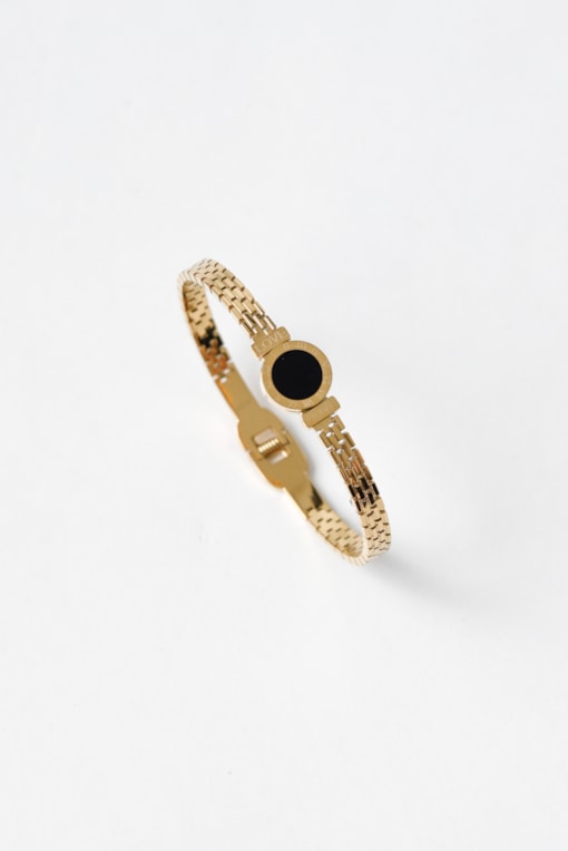 Bracelete Pulseira Relógio  Dourado