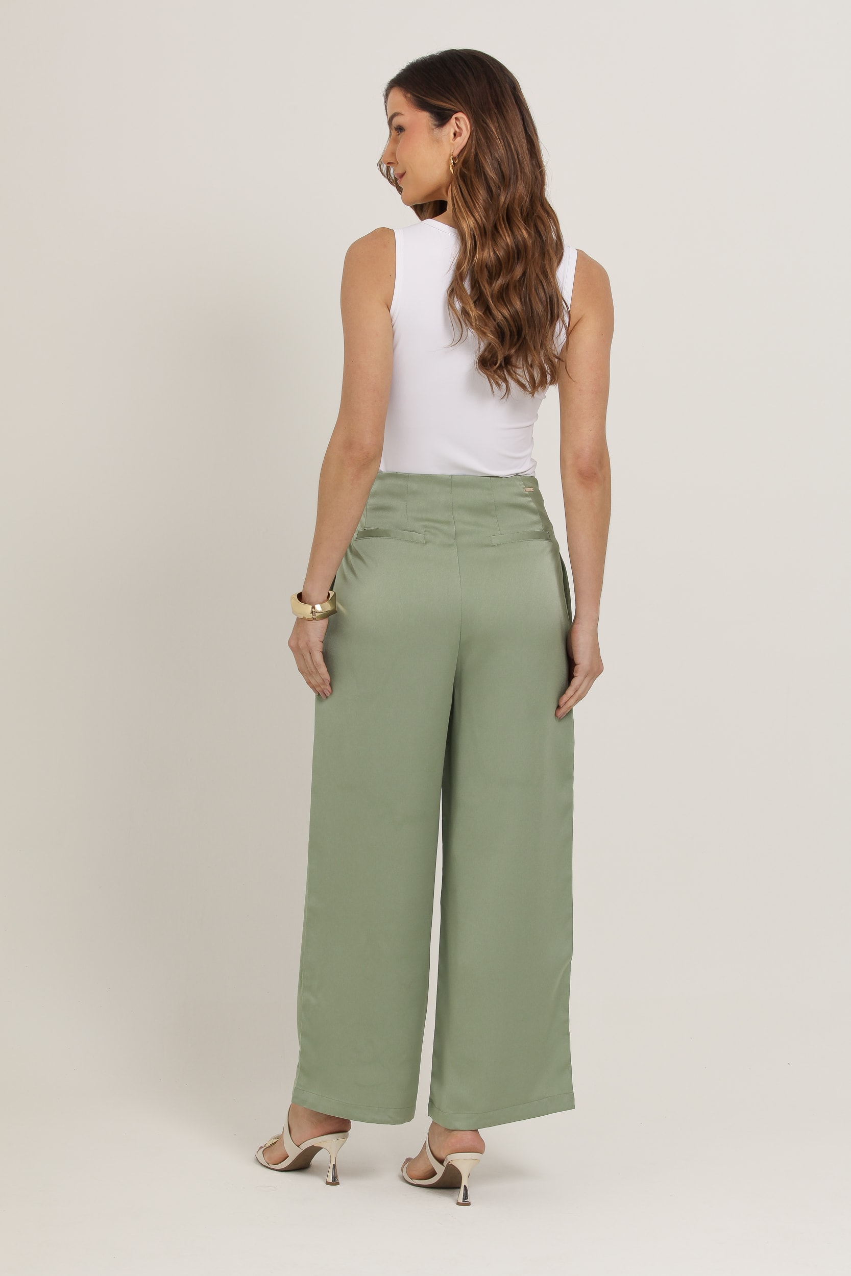 Calça Alfaiataria  Verde 