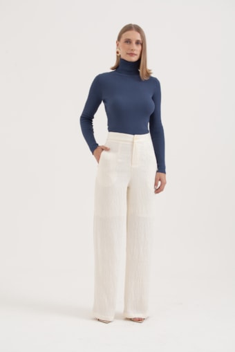 Calça Anarruga Off-white