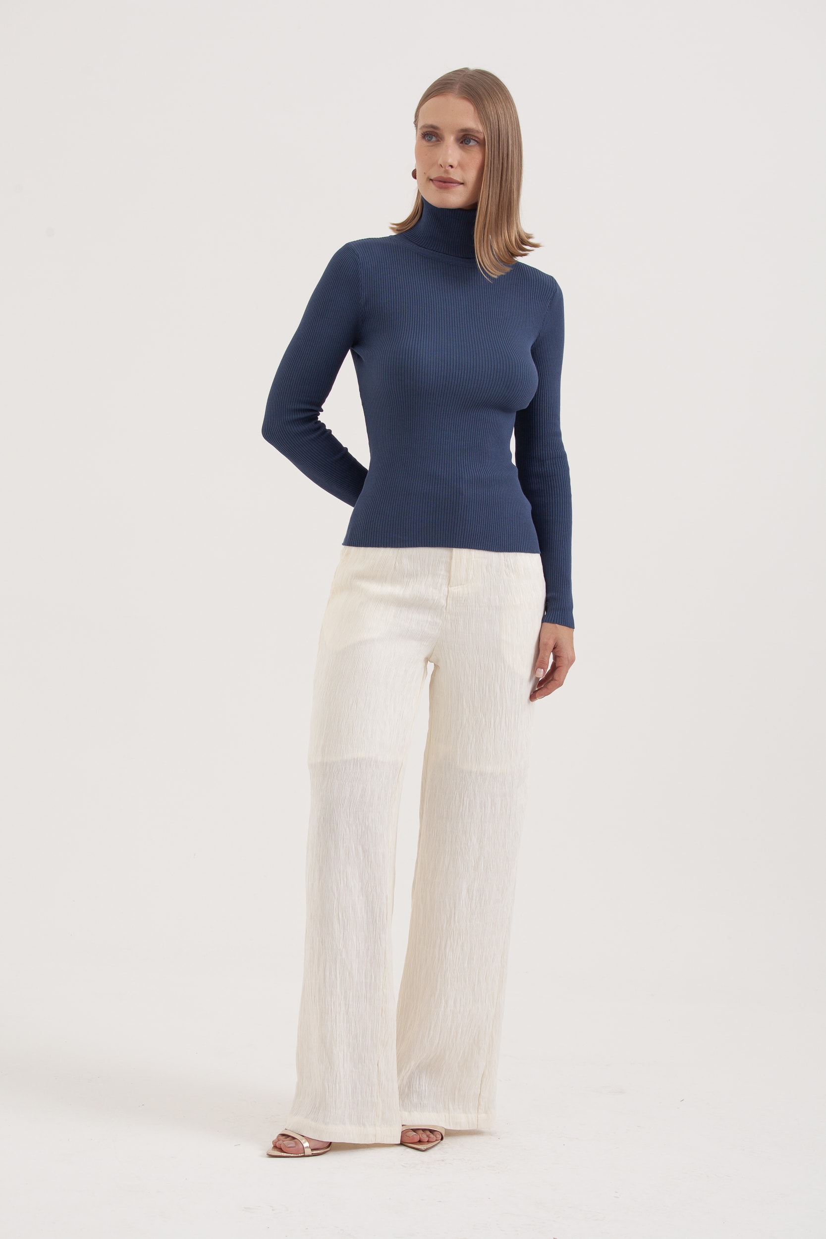 Calça Anarruga Off-white