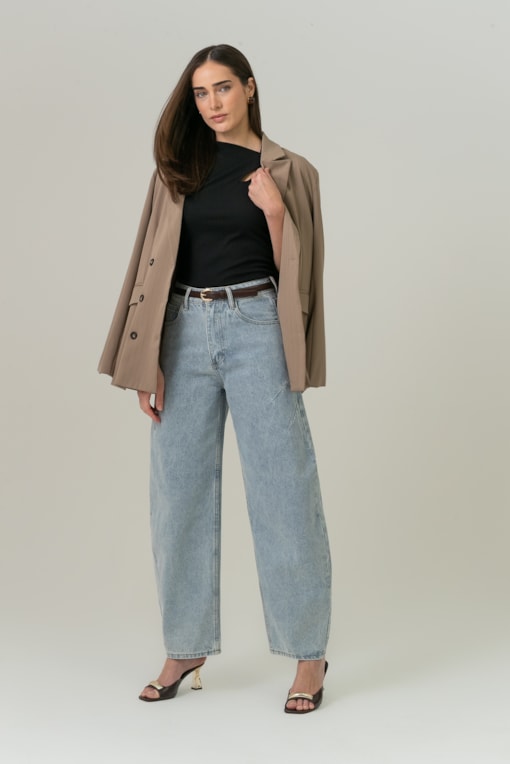 Calça Jeans Baloon Giverny Azul claro