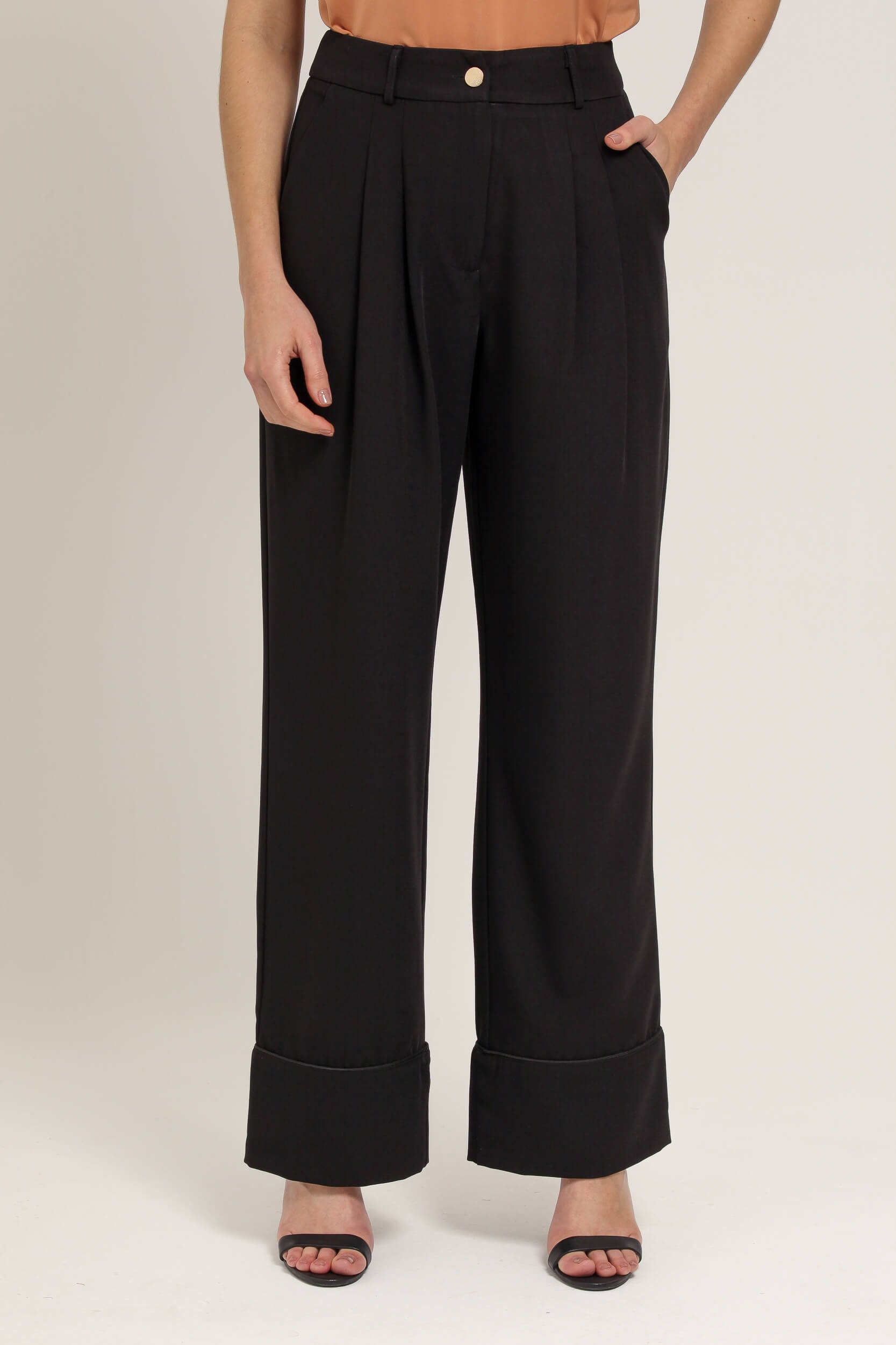 Calça Reta Alfaiataria Preto