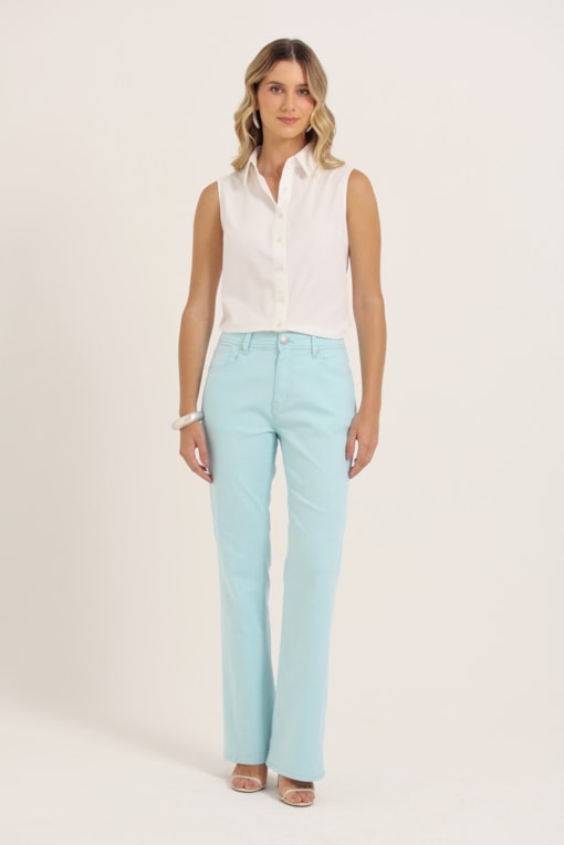 Calça Sarja Bootcut Azul
