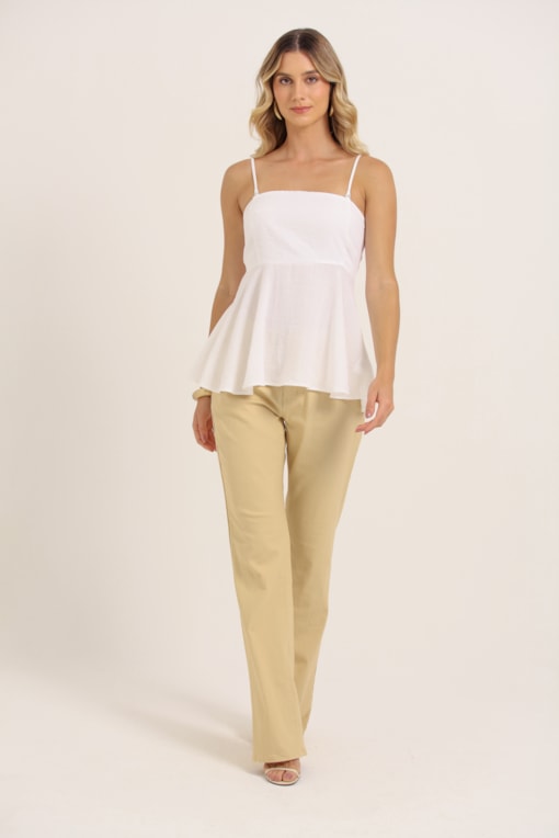 Calça Sarja Bootcut Natural