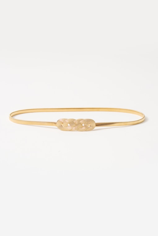 Cinto Metal Elástico  Dourado