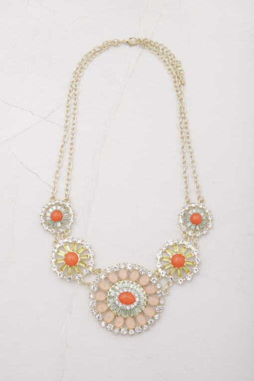 Colar Multi Colors  Laranja