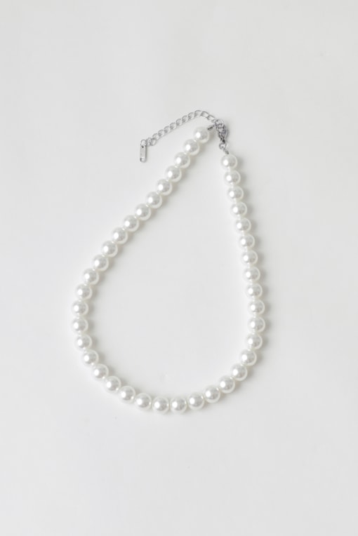 Colar Pérolas Maiores Branco