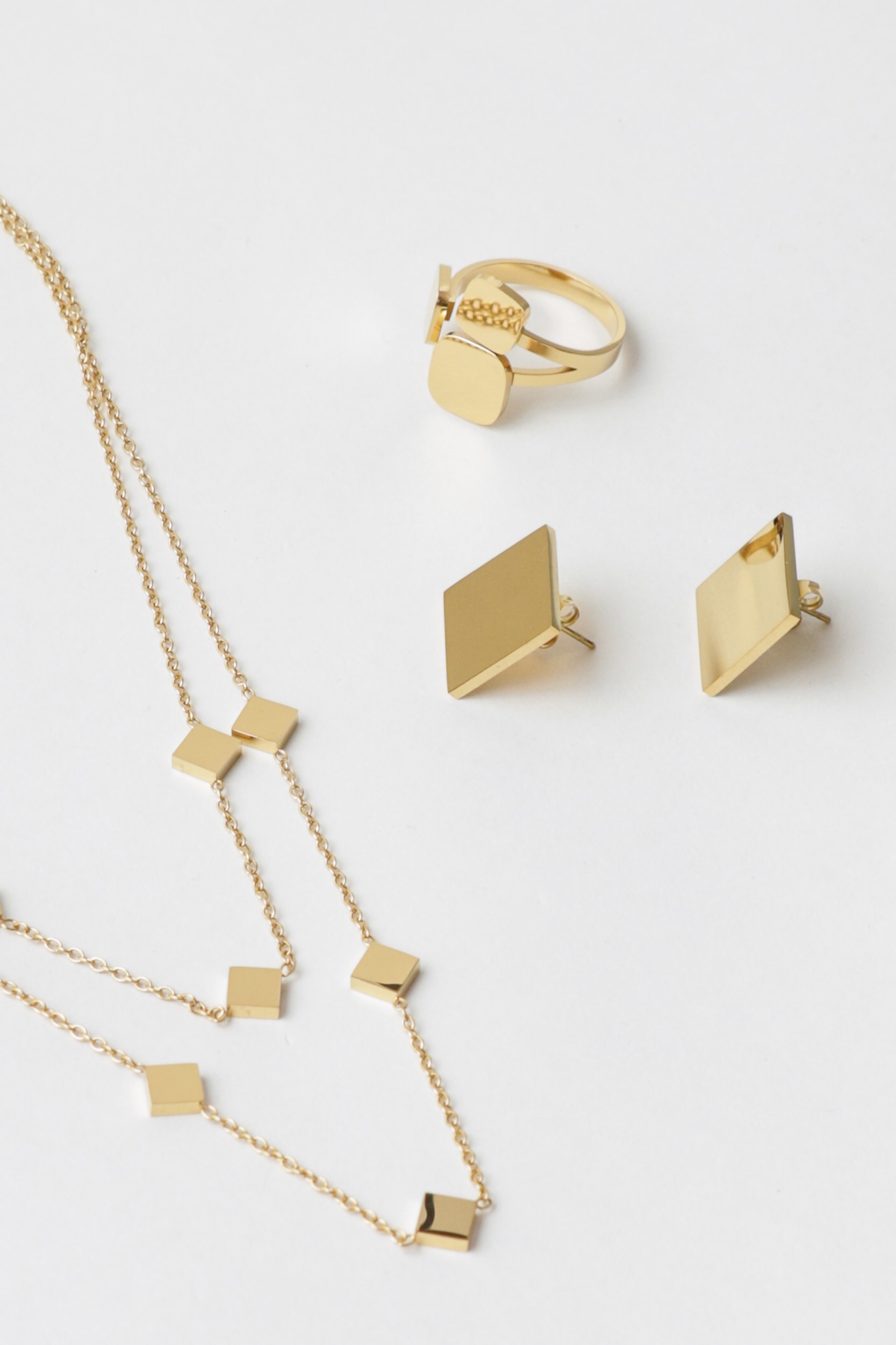Conjunto 3 Peças Dourado