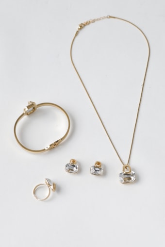 Conjunto 4 Peças Chaton Com Quadrado Branco
