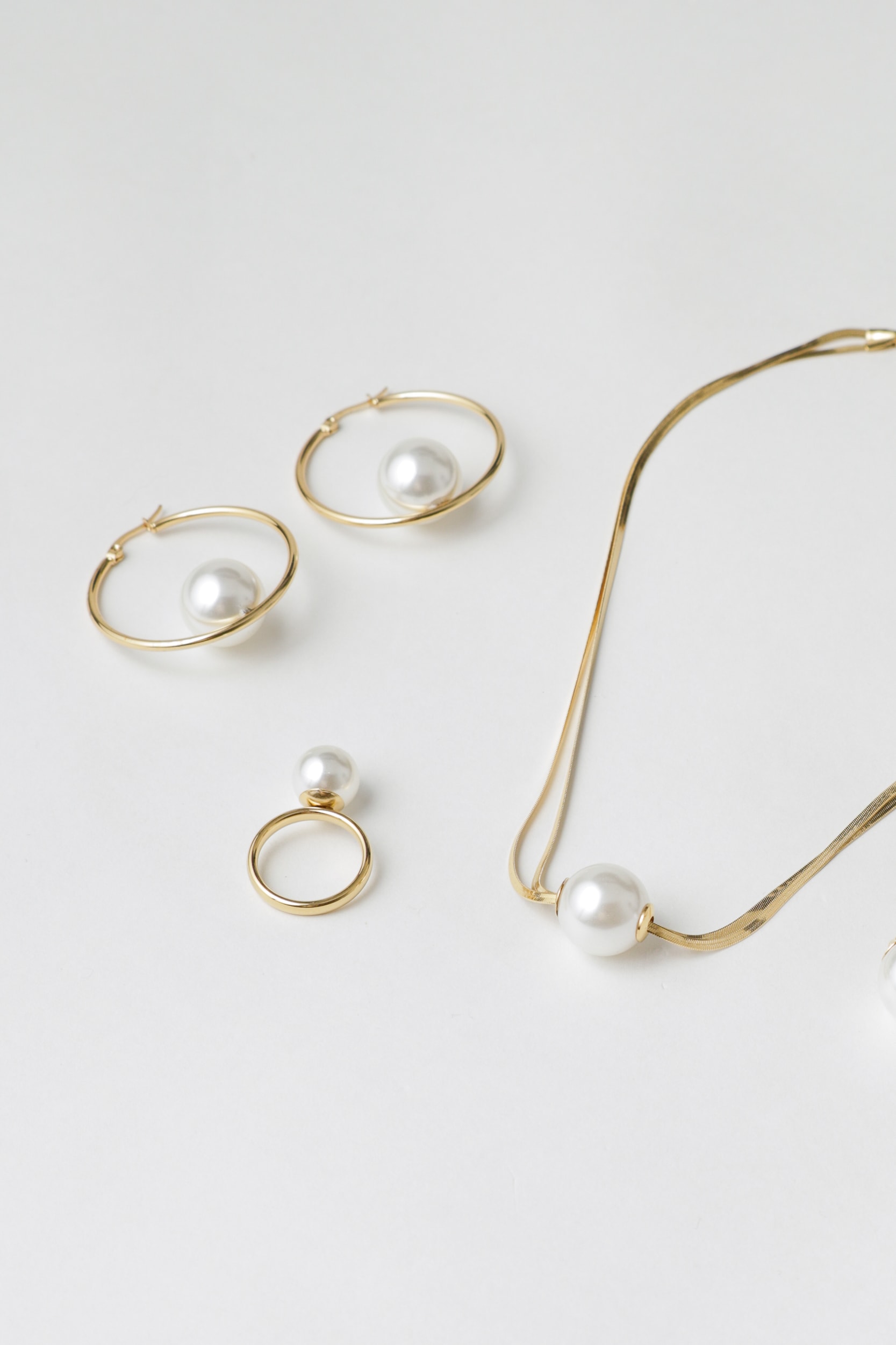 Conjunto 4 Peças Pérola Dourado