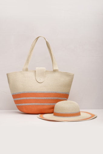 Conjunto Detalhe Listra Color Laranja