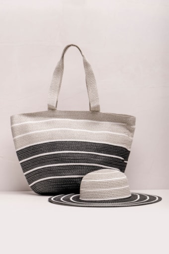 Conjunto Listrado Preto