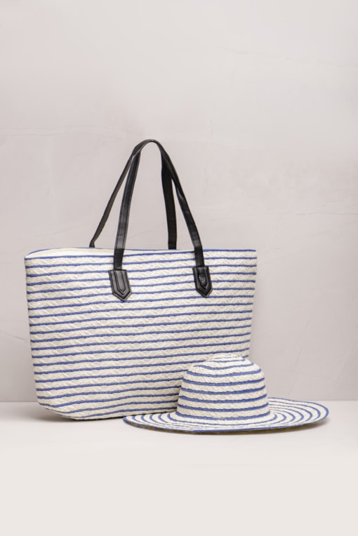 Conjunto Trama Listras Marinho 