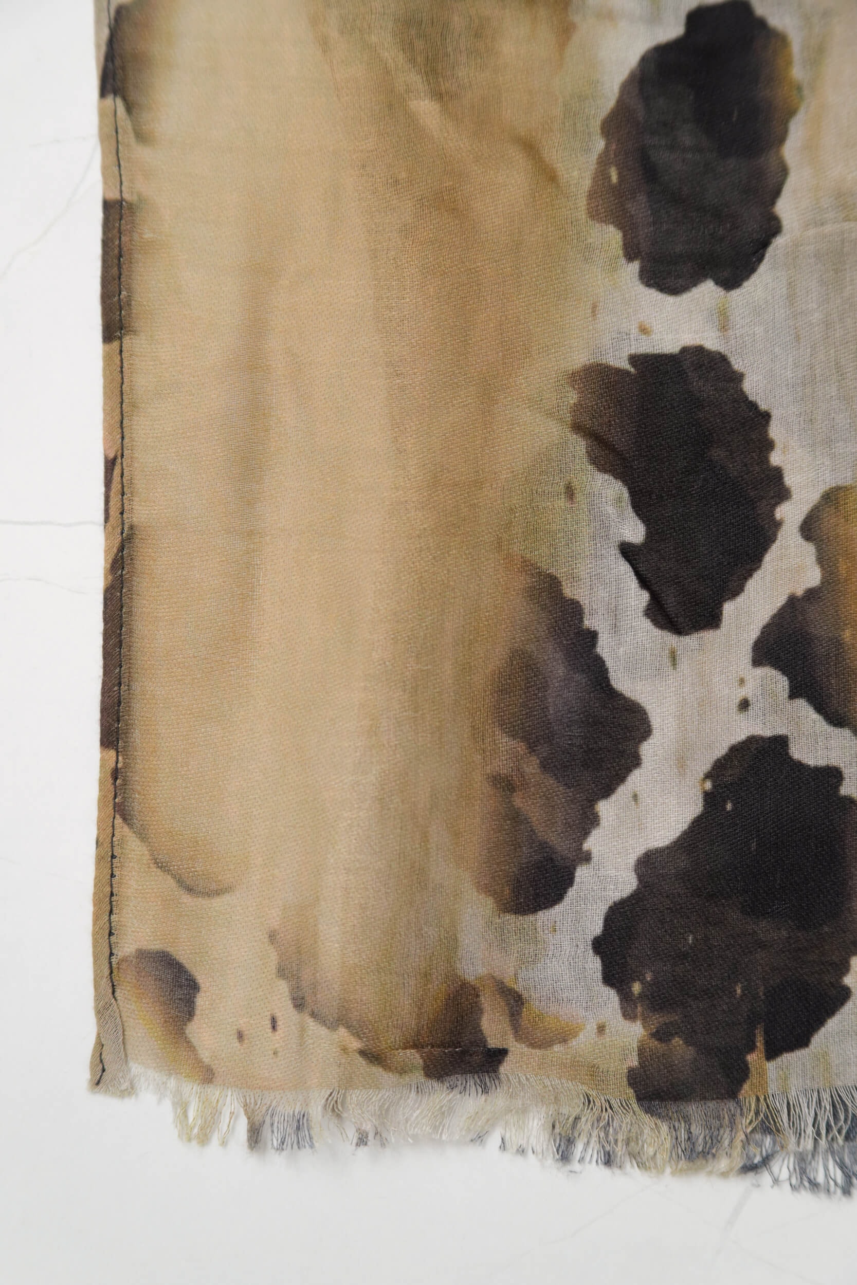 Echarpe Animal Print Onça (88x178 cm) Preto