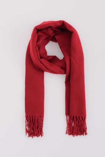 Echarpe Cores Dupla Vermelho