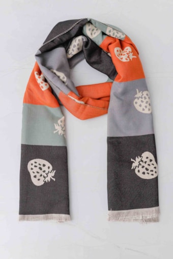 Echarpe Multicolor Morango Off-white