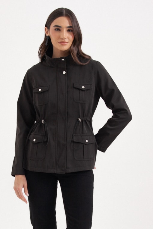 Jaqueta Parka Preto