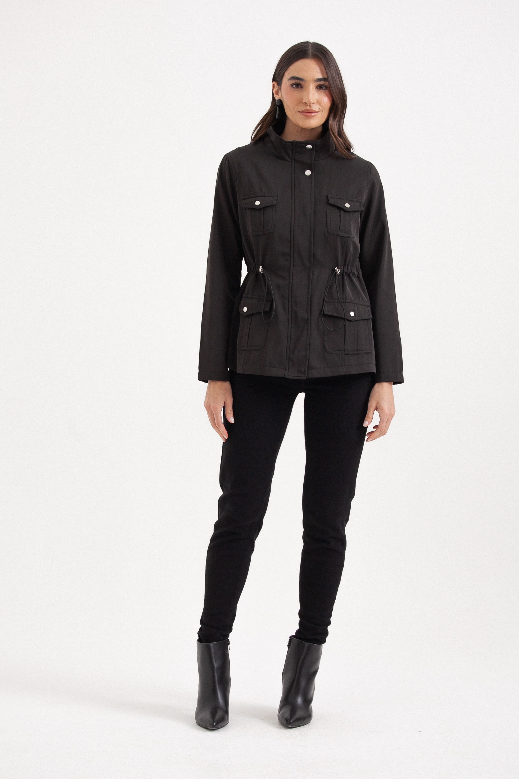 Jaqueta Parka Preto