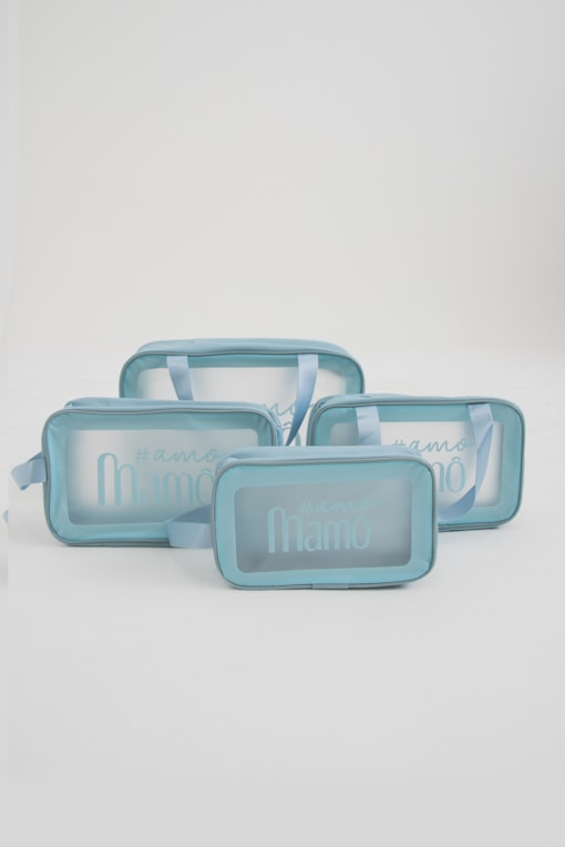 Kit Necessaire Organizadora  Azul