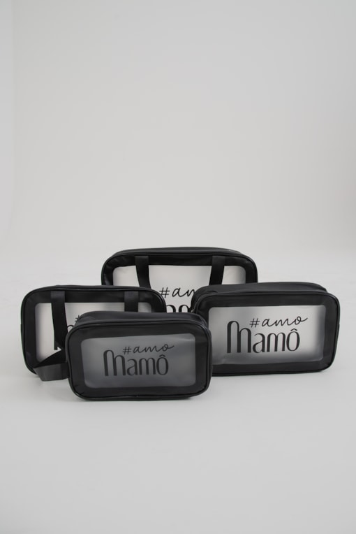 Kit Necessaire Organizadora  Preto