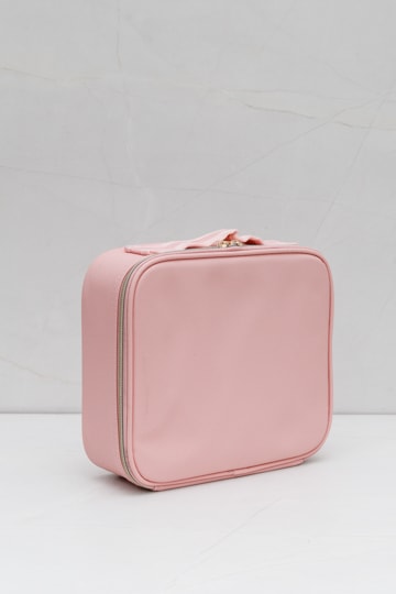 Necessaire Organizadora Com Divisória Rosa