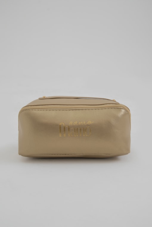 Necessaire Organizadora Dourado