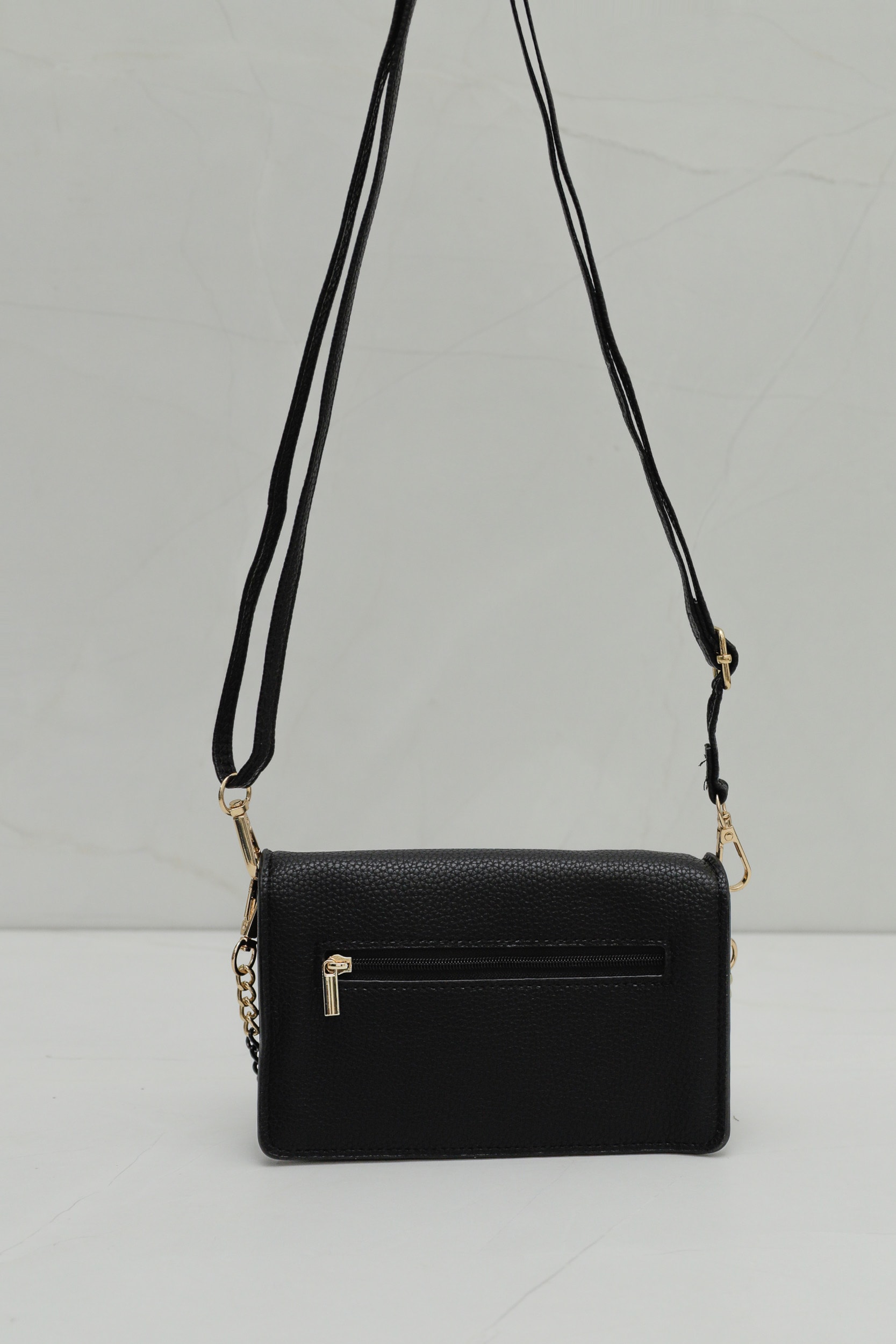 Porta Celular Flap Alça Corrente Preto