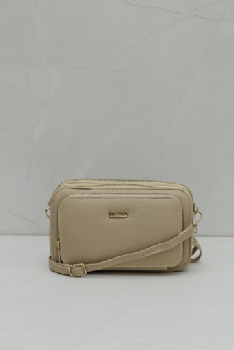 Porta Celular Multi Bolsos Bege