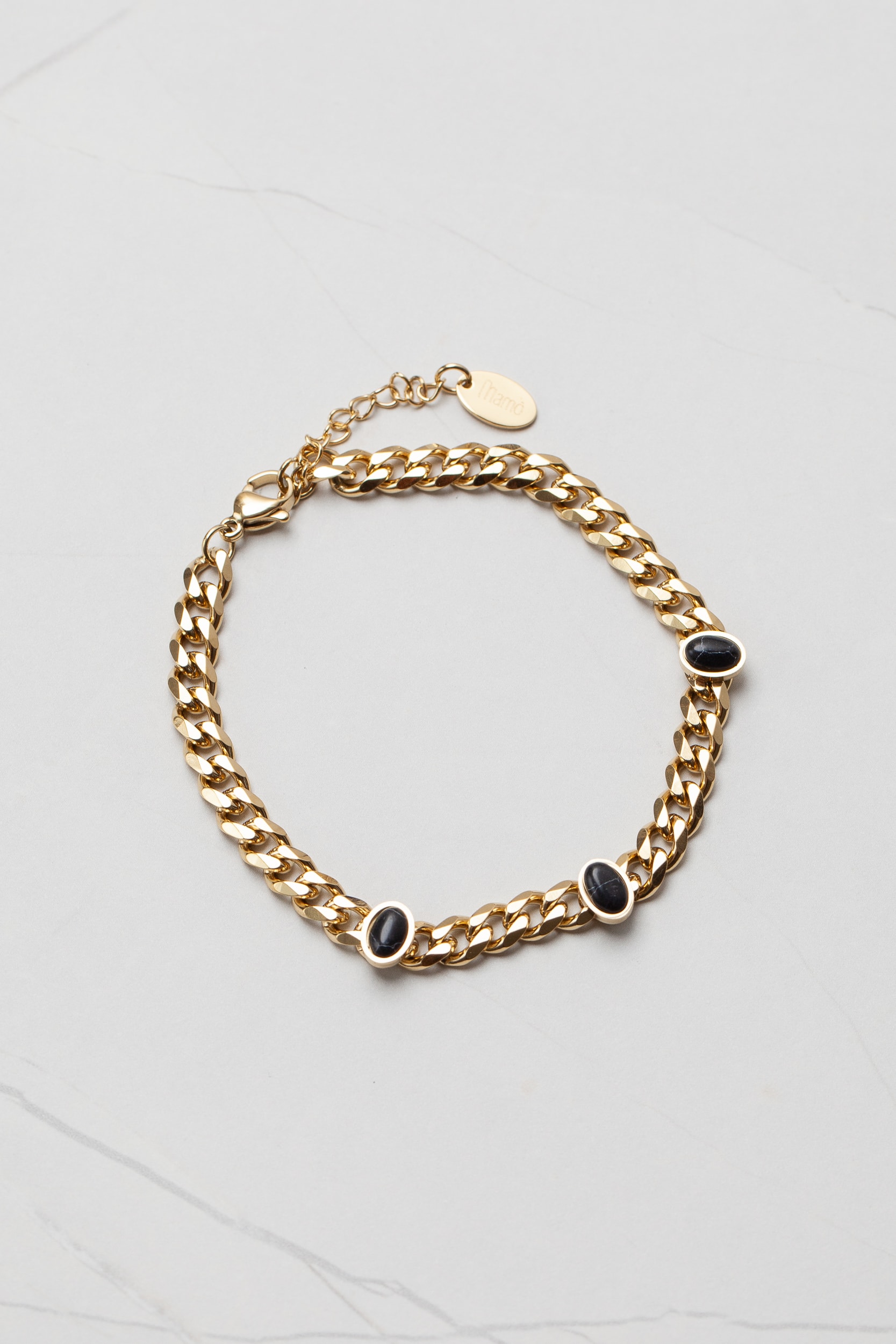 Pulseira Pérola Zircônia Preto