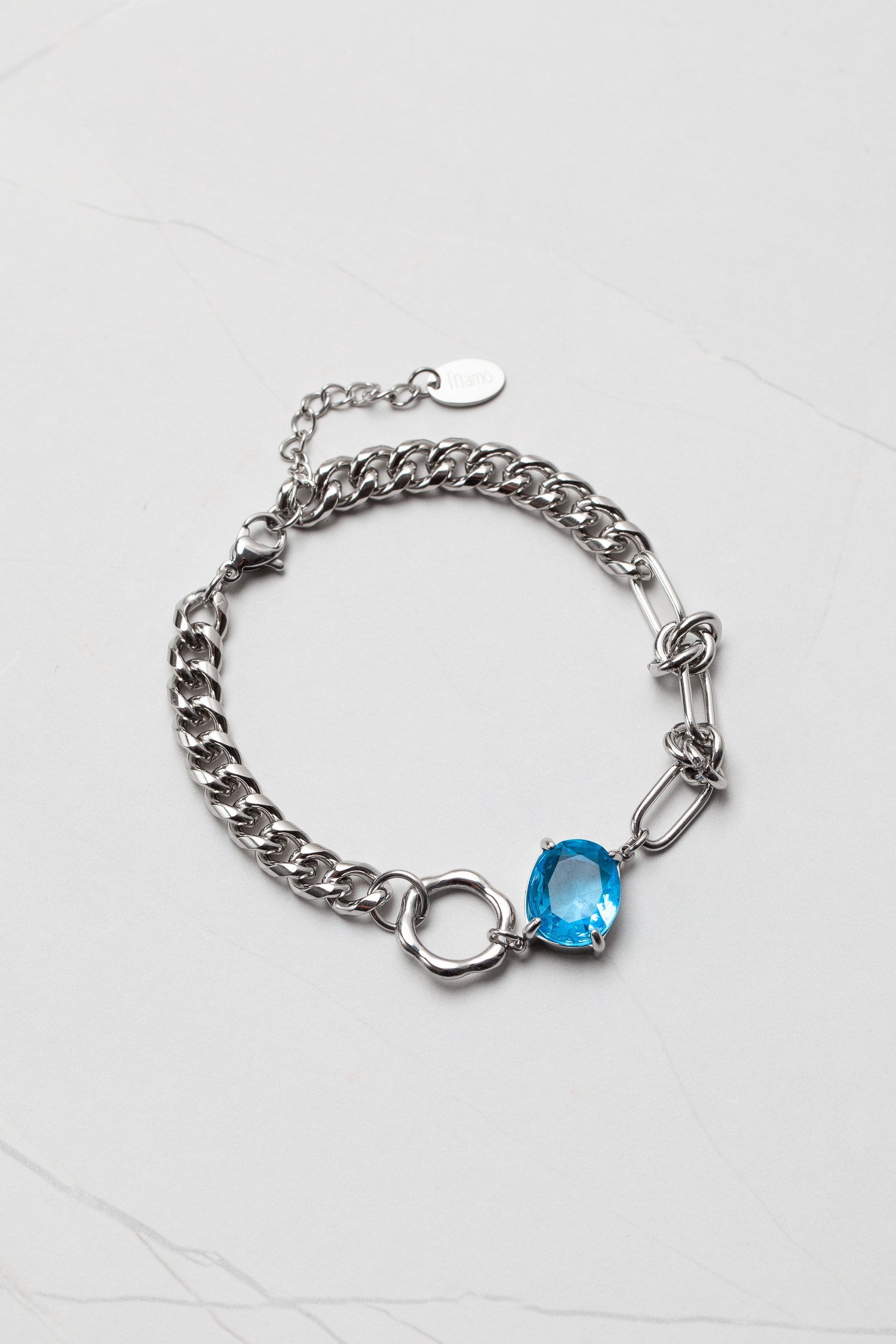 Pulseira Pingente Delicado Prata