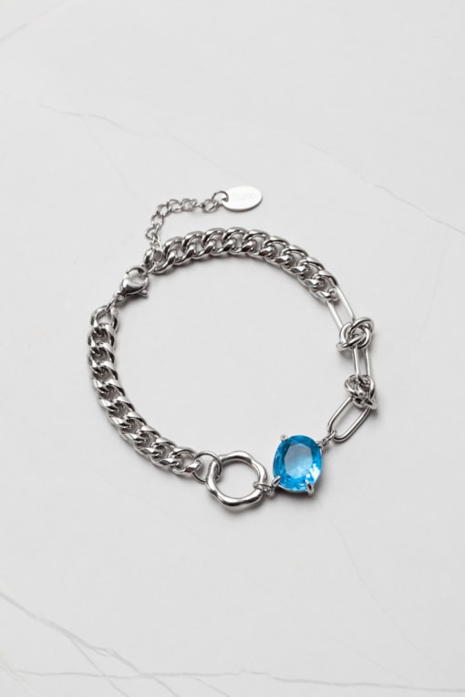 Pulseira Pingente Delicado Prata