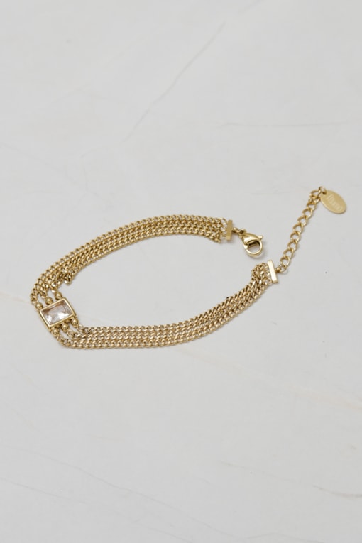 Pulseira Ponto de Luz  Dourado