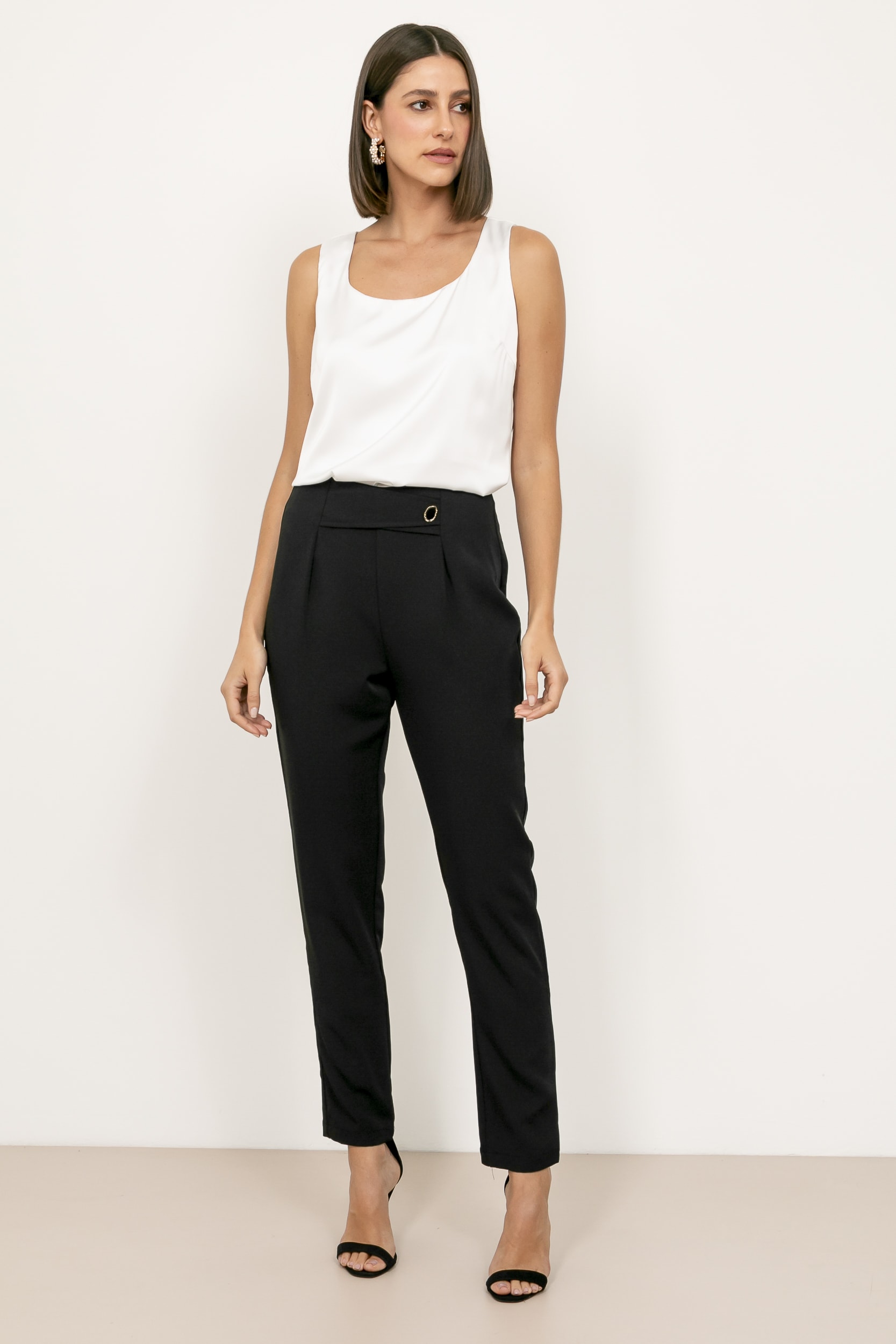 Regata Basic Alça Larga  Branco