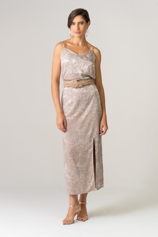 Saia Jacquard Bege